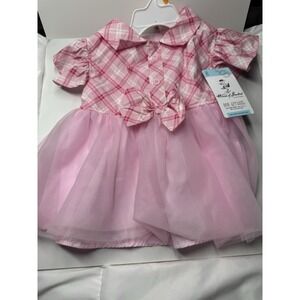 House of Barker by Harry Barker Pink Plaid Dog Apparel Medium